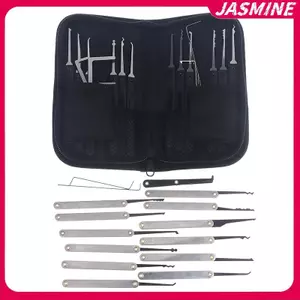 JASMINE 15 / 17 / 24 Cái Cổ Điển Thép Không Gỉ Lo Dụng Cụ Di Động Xe Mở Rộng Bộ Nhà Thơ Đa Năng Lopi Dụng Cụ JASMINE