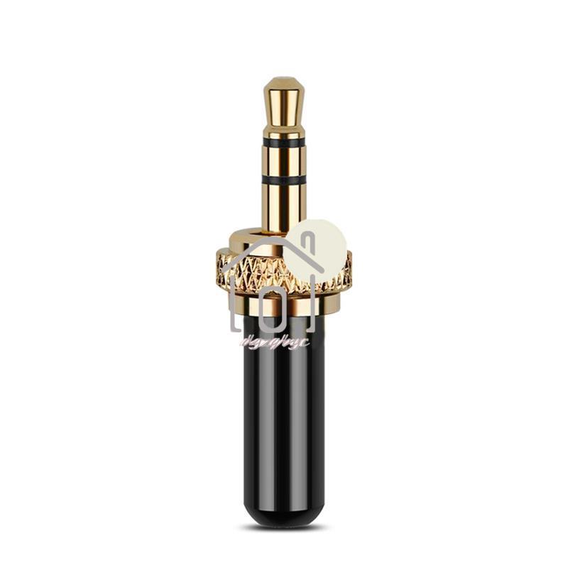 5 Phích Cắm 3.5 Mm Đầu Nối Kim Loại Mini 3.5 Mm Khóa Vít Stereo Jack Cắm Với M6 Chủ Đề Bên Trong