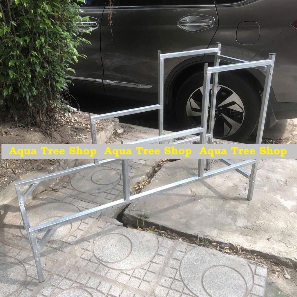 KỆ TRỒNG RAU BẬC THANG 3 TẦNG DÙNG CHO CHẬU CỠ ĐẠI 68X43CM (CHƯA BAO GỒM CHẬU)