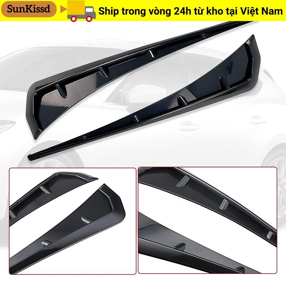 FENDER SUNKISSD 2 CÁI ABS Phụ kiện ngoại thất tự động Lỗ nạp trang trí Nhãn dán chắn bùn tương thích