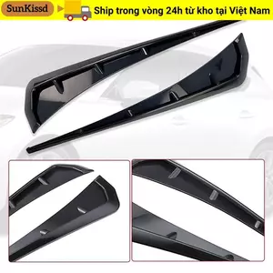 FENDER SUNKISSD 2 CÁI ABS Phụ kiện ngoại thất tự động Lỗ nạp trang trí Nhãn dán chắn bùn tương thích