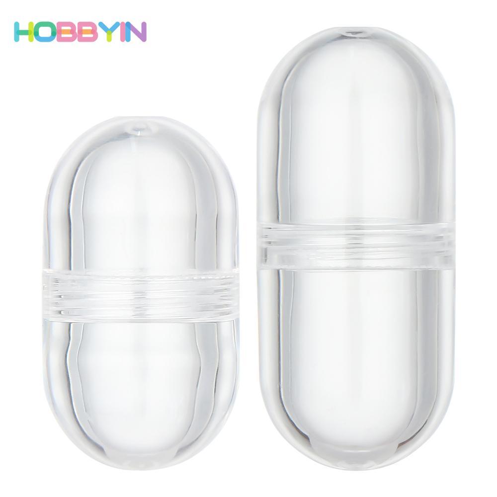 HOBBYIN 5 Cái / bộ Hộp Đựng Thuốc Vỏ Viên Rỗng Hộp Đựng Thuốc Chống Nước Tiện Lợi Bộ Chia Chai
