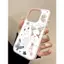 Rose Letter Note Whisper cho 16 trường hợp iPhone 17Air 3 trong 1 Bezel 14 13 11Pro