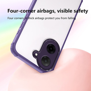 Áp dụng cho Xiaomi Poco M7 4G pocom7 Đệm khí bốn góc trong suốt cao cấp bảo vệ vỏ mềm chống sốc Vỏ điện thoại CKDJ JOYW