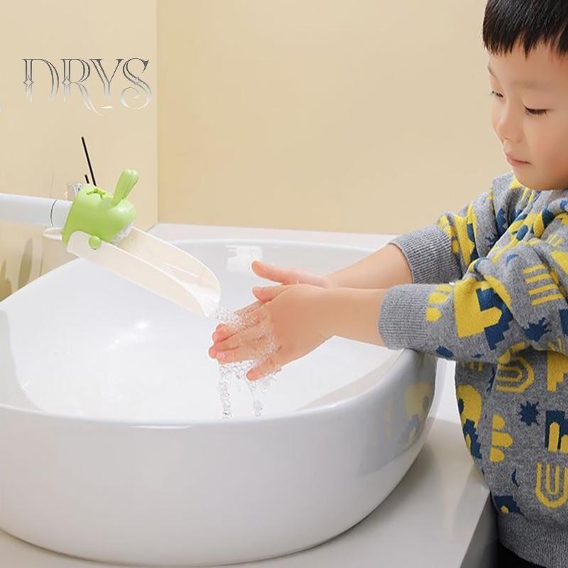 (TFT) Phòng Tắm Trẻ Em Thỏ Tập Vòi Mở Rộng Tiết Kiệm Nước Hoạt Hình Trẻ Em Rửa Tay Vòi Nối Dài Phụ Kiện Phòng Tắm MỚI