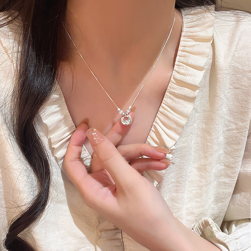 Đồ trang sức mới dành cho nữ - Dây chuyền vòng cổ cổ cao cấp xương, phong cách Trung Hoa sang trọng