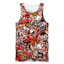 Anime Graffiti In 3D Unisex Thoải Mái Thời Trang Không Tay Áo Thun