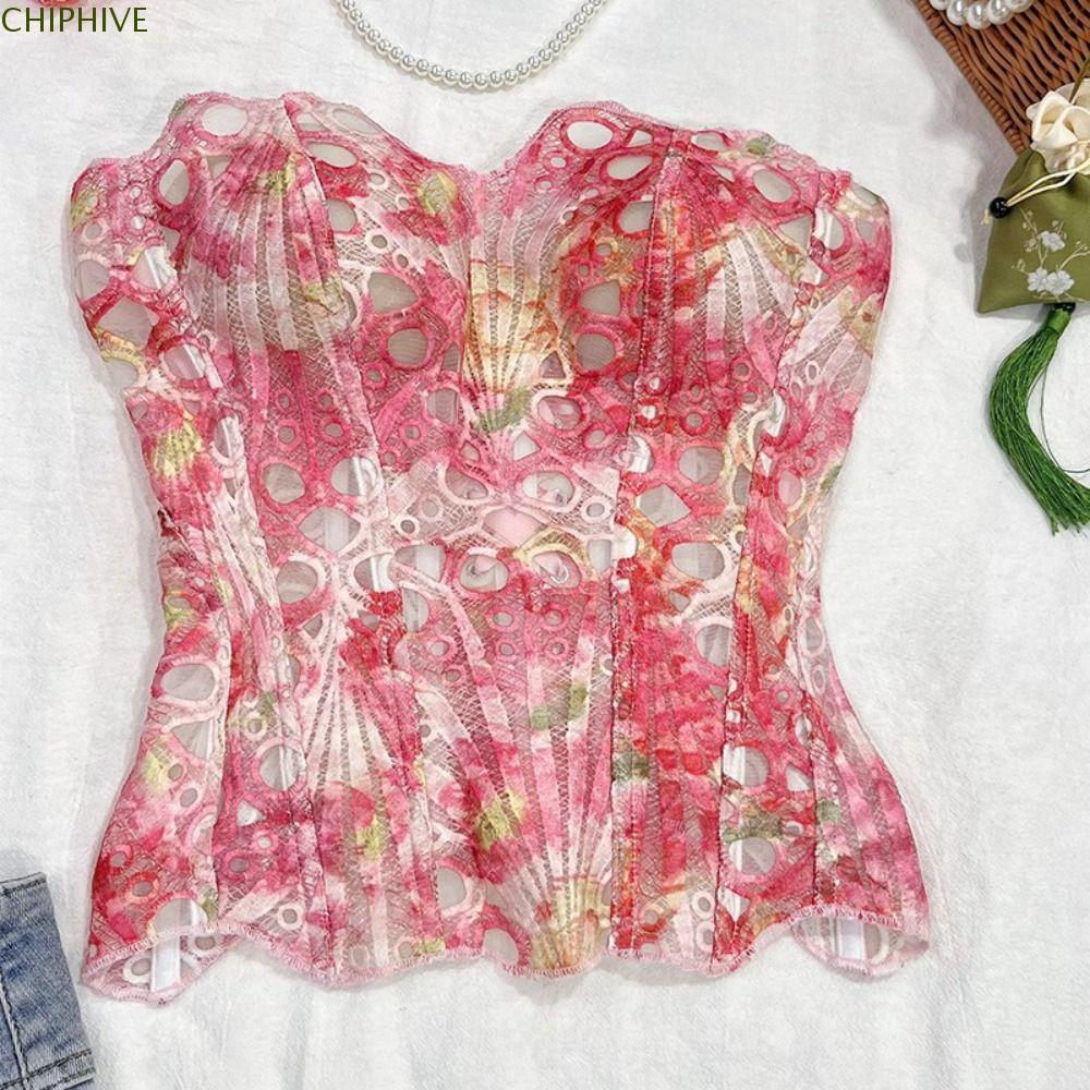 ChipHive Ren Fishbone Corset - Đồ lót nữ dáng đẹp, điều chỉnh vòng eo, phù hợp đi biển