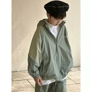 Áo chống nắng cho bé phong cách thể thao - áo khoác mỏng thoáng khí ngoài trời