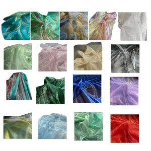 Cc Vải Organza Polyester đổi màu để trang phục và trang trí tiệc
