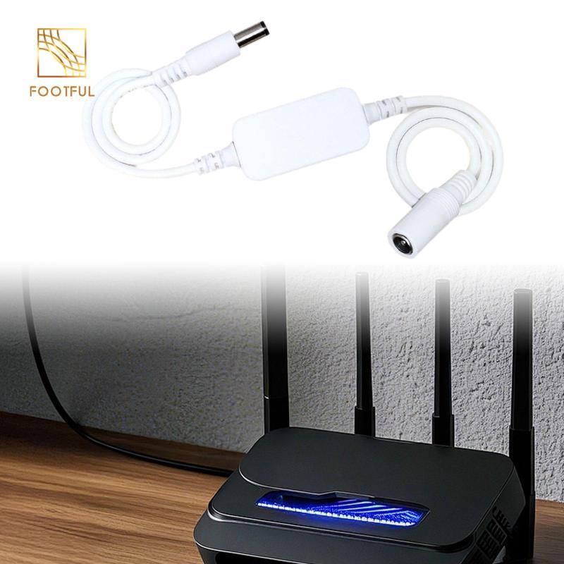 Dây cáp tự động khởi động lại DC cho bộ định tuyến WiFi/router/moderm, tự tắt nguồn 24H, hỗ trợ webcam