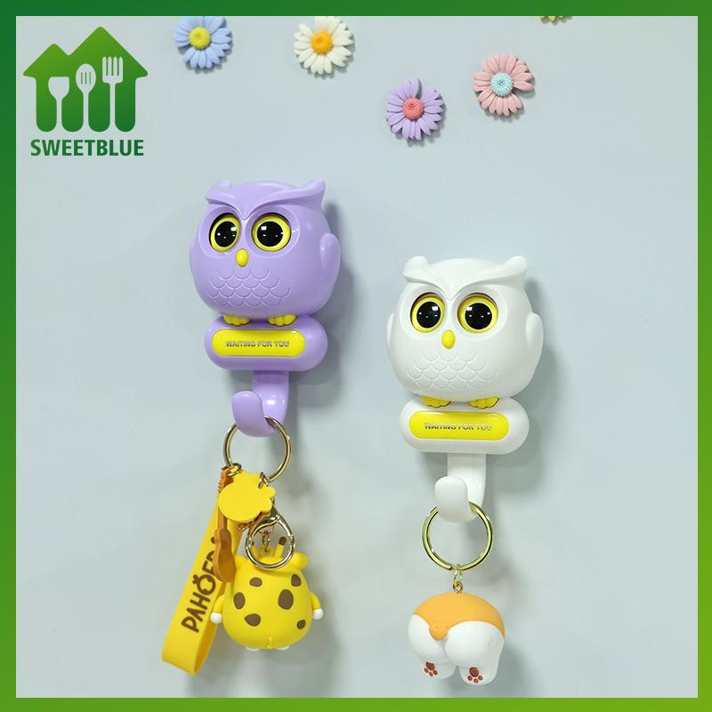 SWEET Thời Trang Hình Cú Móc Đa Năng Mũ Khăn Chìa Khóa Móc Treo Tường Lưu Trữ Ra Nhà Bếp Phòng Tắm Tổ Chức Móc Treo n