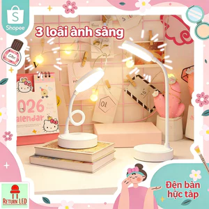 【🔥Rẻ】Đèn Học Để Bàn Chống Cận cắm điện, Bảo Vệ Mắt, Chế Độ Sáng Thông Minh.Hàng đẹp