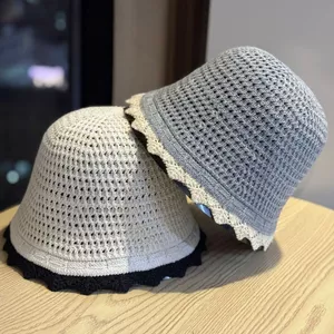 Mũ Phong Cách Mới Tất Cả Trận Đấu Mũ Ren Dễ Thương Mũ Xô Nữ Đi Biển Du Lịch Rỗng Tấm Che Nắng Xô Nón