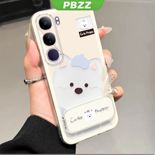 Ốp Lưng Cho VIVO V40 LITE Y19S v50 5g v50 lite 5g Vỏ Điện Thoại Vỏ Mềm Silicon Chống Sốc Trong Suốt Thiết Kế Mới Thẩm Mỹ Chó Dễ Thương Có Giá Đỡ Cho Gương TKXGDQZJ01