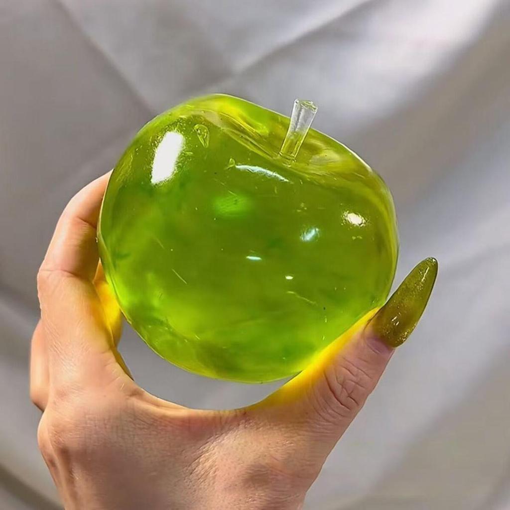 Squishy Green Apple Stress Ball Fidget Đồ chơi cảm giác phục hồi chậm Đồ chơi bóp cho trẻ em Chống căng thẳng