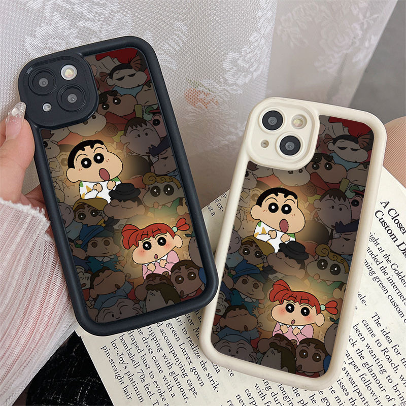 Ốp Lưng Cho Samsung Galaxy A07 A06 A05 A04 A03 A17 A16 A15 A14 A13 A25 A23 A22 A35 A33 A32 A31 A56 A55 A52 A51 A50 Chống Rơi Thiên Thần Thiết Kế Mắt Họa Tiết Dễ Thương Cậu Bé JGS286