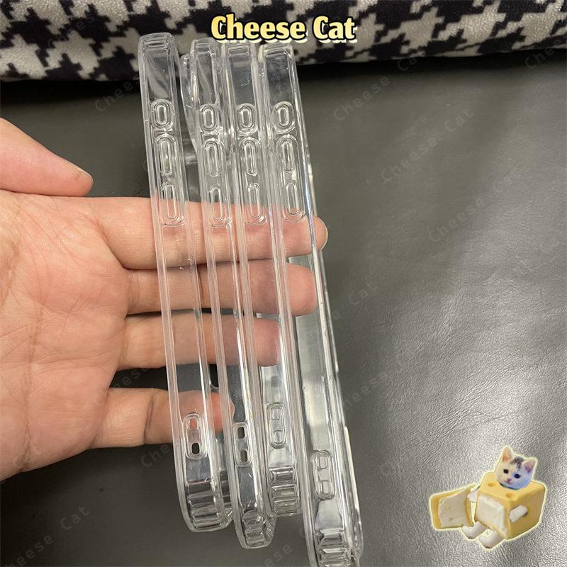 Ốp điện thoại bảo vệ TPU trong suốt cho iPhone 11 12 13 14 15 16 17 Pro Max 17 Air 7 Plus 8 Plus XR Xs Max