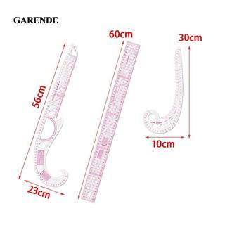 Bộ Thước May Cho Vải Thủ Công Nhựa Dụng Cụ Làm Quần Áo Cho Quần Áo Họa Tiết Cắt Và DIY Quilting
