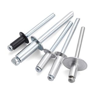 Đinh tán lõi nhôm Đinh tán sắt Loại mở Đầu tròn Mũ lớn Đinh tán đầu chìm M2 / 2.4 / 3 / 4 / 5 / 6mm