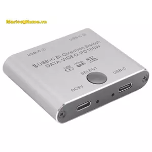 Bộ Chia Công Tắc Cho 2 Máy Tính Bi Định Hướng USB C KVM Switch 1 Trong 2 Ra Cho 8K @ 60Hz / 4K @ 144Hz Truyền Video 10Gbps