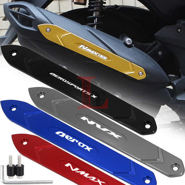 Dải bảo vệ bên hông chống mài mòn nắp trang trí ống xả cải tiến cho Yamaha NMAX155 AEROX/NVX155