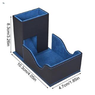 Khay đựng đồ có thể gập lại bằng da PU dành cho trò chơi bảng RPG DND với thiết kế cán mượt mà
