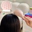 Lược Massage Da Đầu Có Thể Thu Vào Loại Bấm Bàn Chải Tóc Di Động Da Đầu Làm Sạch Lược Cho Tóc Lông Tơ