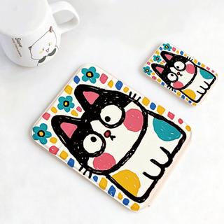 Mèo đen mặt hoa Gươ đen mặt gấp gọn phong cách hiện đại bàn tèo đen mặt điểm đẹp