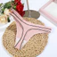 Quần lót Cotton DARON, Quần lót eo thấp màu trơn mềm mại, Quần lót thời trang Quần lót không dấu vết Quần lót lưng chữ T bé gái