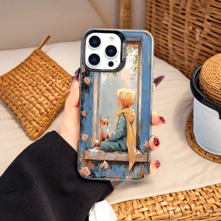 Ốp Lưng Iphone Phim hoạt hình thời trang Cho Iphone 7 xs xr 11 12 13 14 15 16 Pro Max Plus The Little Prince window