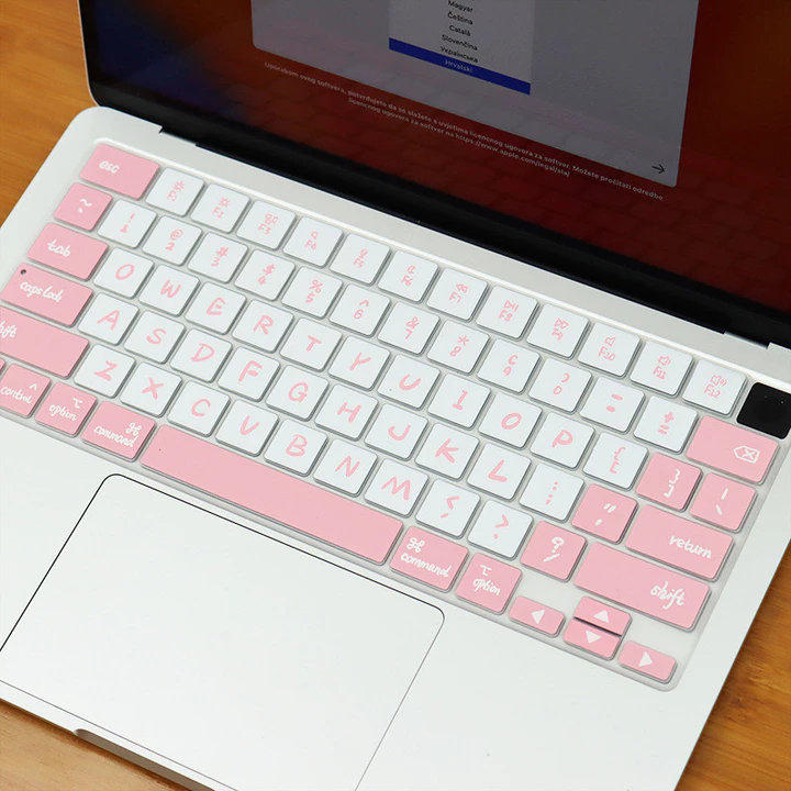 Bàn Phím Silicon Bao Da Cho 2026 2025 2023 MacBook Air 15 "M2 A2941 MacBook Air 13,6" M2 A2681 MacBook Pro 14 "16" M2 M1 Vỏ Bàn Phím Da