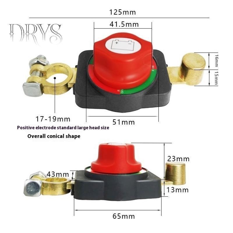 (TFT) 12-48VBattery Ngắt Kết Nối Công Tắc Âm Bật / Tắt Máy Cách Ly Kill Power Cut Master Bộ Chia Mạch Cho Ô Tô RV Thuyền MỚI