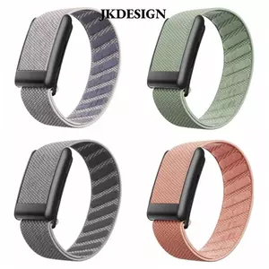 Dây đeo theo dõi sức khỏe JKDESIGN, Dây đeo thể thao có thể điều chỉnh thoáng khí, Dây đeo cổ tay thay thế mềm bằng Nylon cho Whoop 5.0 One / Peak / Life MG Nam nữ