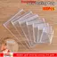 Túi tự niêm phong nhựa PVC trong suốt DUSKGLOW 100 chiếc, chống bụi, gập gọn, dùng đựng trang sức, bao bì quà tặng