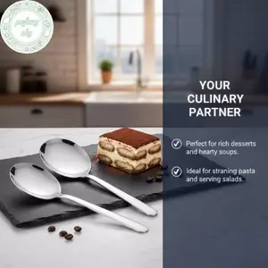 PUSKY 1 / 2 Cái Giá đỡ bằng thép không gỉ để phục vụ súp Muỗng phục vụ cơm Lỗ thoát nước Tay cầm cách nhiệt Dụng cụ nhà bếp để sử dụng hàng ngày VN