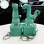 PUSKY Nút Rắn Âm Thanh Móc Khóa Với Đèn Nhiều Màu Sắc Sạc Động Vật Bàn Phím Fidget Clier Giảm Căng Thẳng Treo Trang Trí VN
