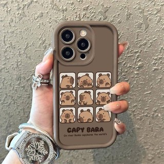 Vỏ Hoạt Hình Capybara Dễ Thương Cho Samsung Galaxy A56 5G A36 A26 A07 A06 A17 A16 A15 A25 A55 A35 A54 Silicon Đơn Giản Chống Sốc Hàn Quốc Hot Hợp Thời Trang Retro Ốp Điện Thoại