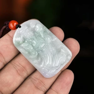 Phong Cách Mới Ngọc Thần Sự Giàu Có Mặt Dây Chuyền Băng May Mắn Nam Nữ Mặt Dây Chuyền Ngọc Mặt Dây Chuyền