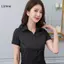 LUImo Áo sơ mi trắng tay dài dành cho công sở, cỡ lớn, chất liệu cao cấp