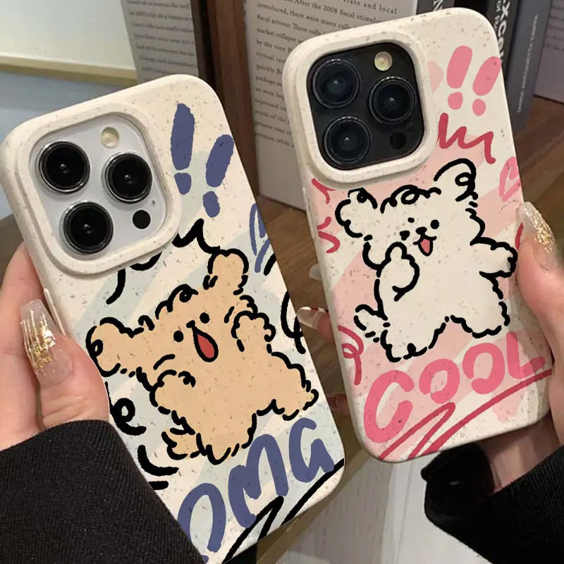 Ốp Cặp Đôi Chuột Graffiti Cho iPhone 11-17 Pro Max