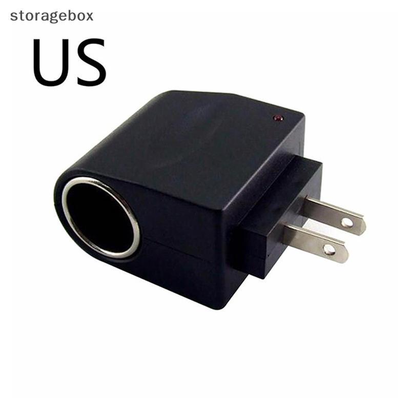 [Hộp lưu trữ] Phích cắm chuyển đổi đa năng 220V AC sang 12V DC Bộ chuyển đổi nguồn ô tô Soet Bộ chuyển đổi đẹp
