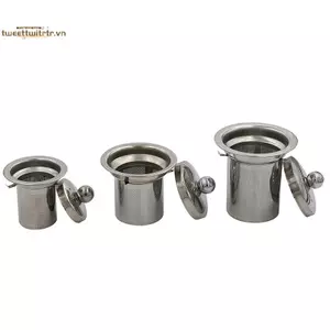 TRTR Lưới Có Thể Tái Sử Dụng Máy Lọc Trà Lá Bộ Lọc Gia Vị Thép Không Gỉ Cho Ấm Trà VN