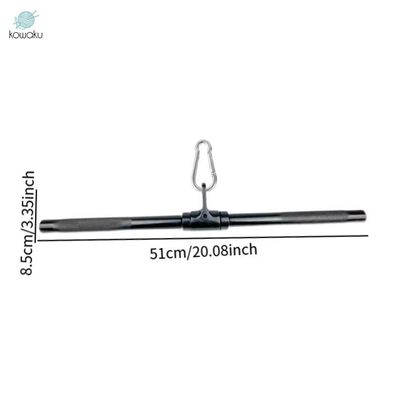 Thanh kéo xuống LAT Tricep Press Down Bar Thép chắc chắn Thanh xoay thanh tạ 20 inch