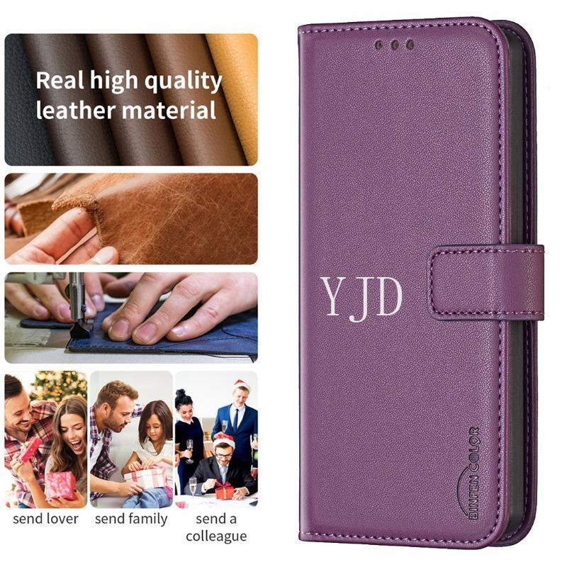 Ốp Lưng Cho OPPO Reno15 F Reno15F Khe Cắm Thẻ Da Cao Cấp Chống Rơi Vỏ Điện Thoại