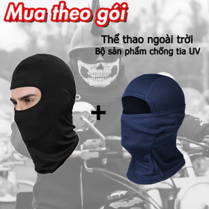 Mũ trùm đầu Balaclava Ice Silk - Chống nắng hiệu quả cho người lái xe máy, thoáng khí và thoải mái