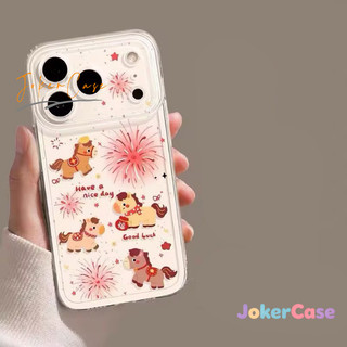 Ốp Lưng Cho IPhone 16 17 11 15 13 14 12 Pro Max 17AIR 15 7 8 Plus X XR Max Bìa mềm Tết Bính Thân 2026