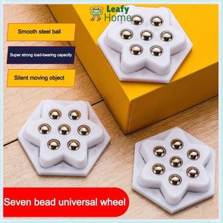 [COD] LEAFYHOME 4 Bánh xe đa năng, Ròng rọc tự dính 7 hạt Tắt tiếng, Bánh xe nội thất tự dính