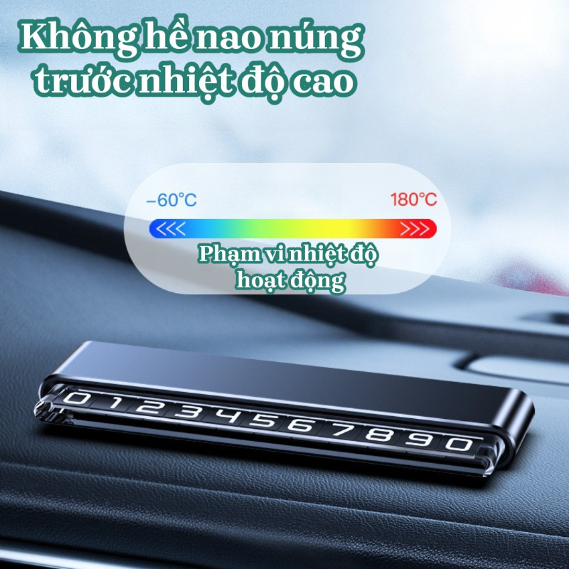 Bảng Số Điện Thoại Ô Tô Cao Cấp - Hợp Kim Nhôm Cao Cấp Không Cong Vênh, Thiết Kế Nhỏ Gọn, Phù Hợp Mọi Dòng Xe