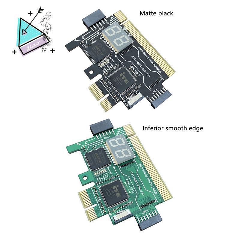 Thẻ chẩn đoán TL611 PRO, Thẻ chẩn đoán Pcie cho bo mạch chủ Pci để bàn cho máy tính để bàn và máy tính xách tay (Đen)